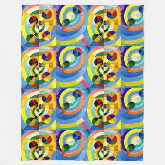 Colour Forms by Robert Delaunay Fleece Blanket