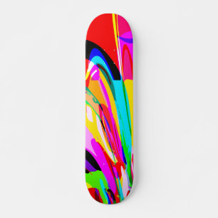 Colour Fountain Skateboard