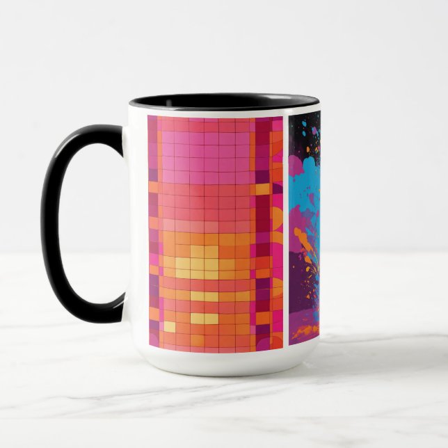 Colour full girl coffee mug  (Left)