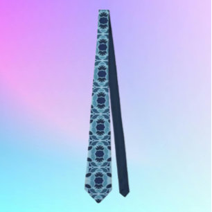 Colour Fun Blue Collage Necktie