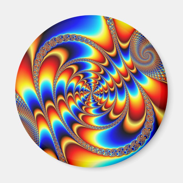 Colour Fun - Fractal Magnet (Front)