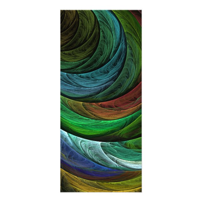 Colour Glory Abstract Art Rack Card (Front)