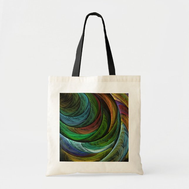 Colour Glory Abstract Art Tote Bag (Front)
