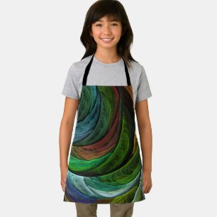 Colour Glory Modern Abstract Art Pattern Elegant Apron