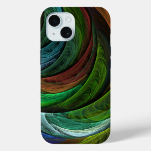 Colour Glory Modern Abstract Art Pattern Elegant iPhone 15 Case