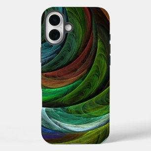 Colour Glory Modern Abstract Art Pattern Elegant iPhone 16 Plus Case