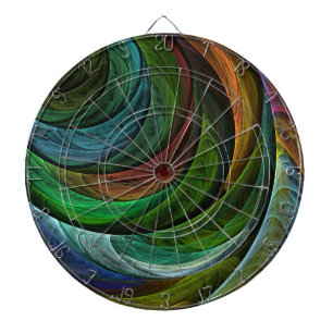 Colour Glory Modern Abstract Art Pattern Elegant Dartboard
