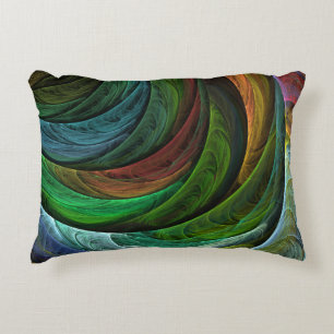 Colour Glory Modern Abstract Art Pattern Elegant Decorative Cushion