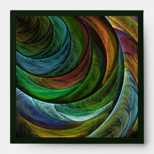 Colour Glory Modern Abstract Art Pattern Elegant Envelopes