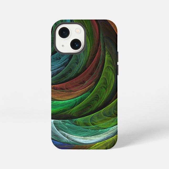 Colour Glory Modern Abstract Art Pattern Elegant iPhone Case (Back)