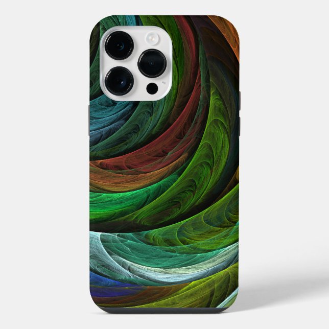 Colour Glory Modern Abstract Art Pattern Elegant iPhone Case (Back)