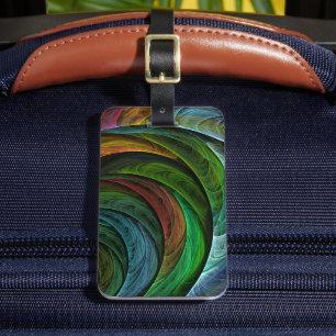 Colour Glory Modern Abstract Art Pattern Elegant Luggage Tag