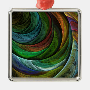 Colour Glory Modern Abstract Art Pattern Elegant Metal Tree Decoration