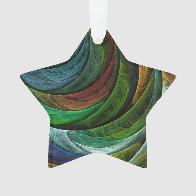 Colour Glory Modern Abstract Art Pattern Elegant Ornament (Front)