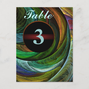 Colour Glory Modern Abstract Art Pattern Elegant Postcard