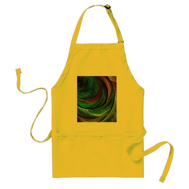 Colour Glory Modern Abstract Art Pattern Elegant Standard Apron (Front)