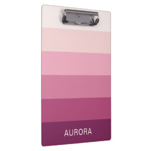 Colour Gradient Back to School - Custom Name  Clipboard