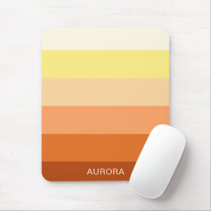 Colour Gradient Back to School - Custom Name  Mouse Pad