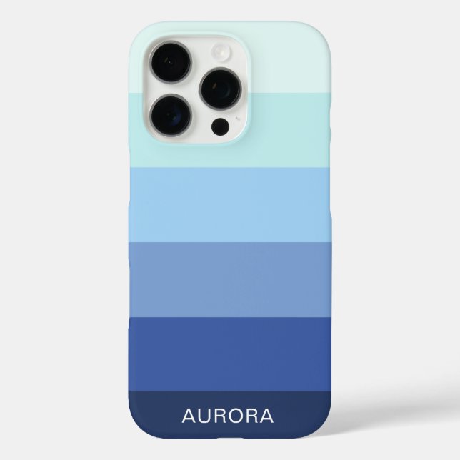 Colour Gradient - Custom Name  Case-Mate iPhone Case (Back)