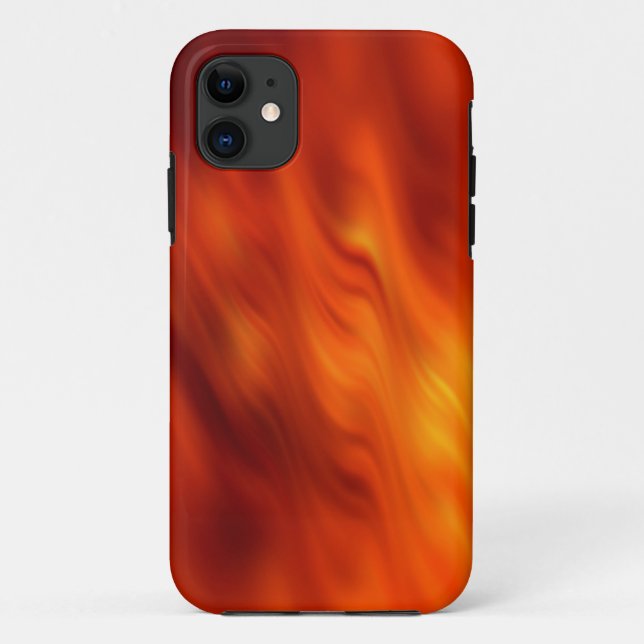 Colour Gradients Waves - orange red Case-Mate iPhone Case (Back)