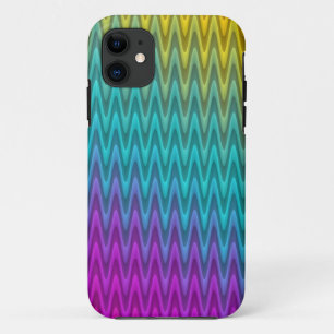 Colour Gradients ZigZag Stripes Case-Mate iPhone Case