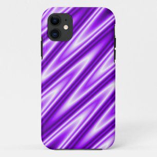 Colour Gradients ZigZag Stripes - violet iPhone 11 Case