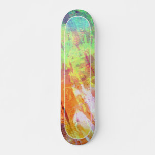 Colour Grunge Style Skateboard