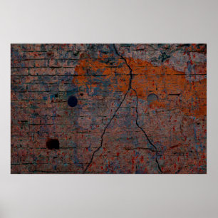 Colour grunge wall background. Various colour patt Poster