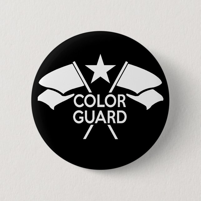 Colour Guard 6 Cm Round Badge (Front)