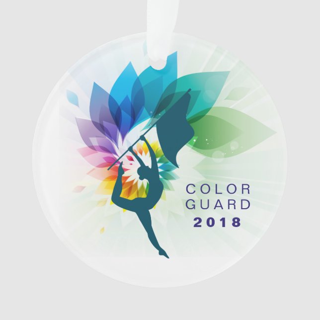 Colour Guard Acrylic Ornament (Front)