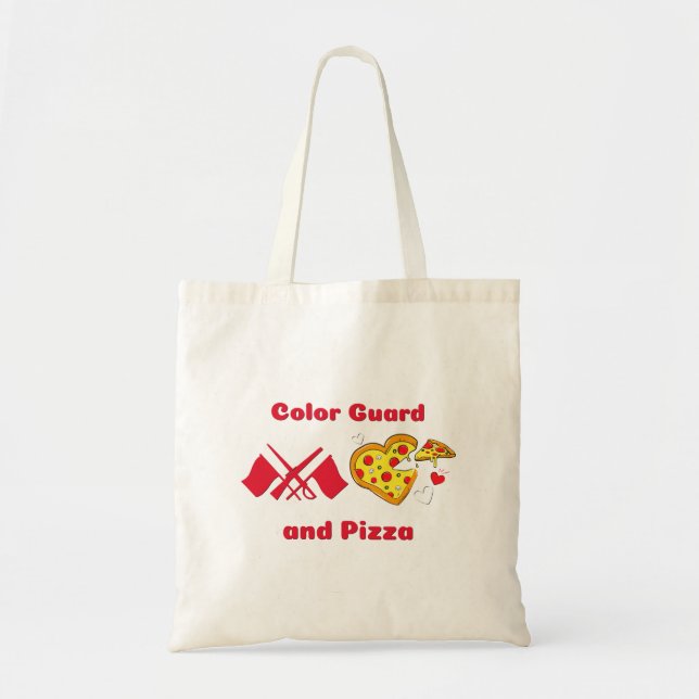 Colour Guard and Pizza Tote Bag (Front)