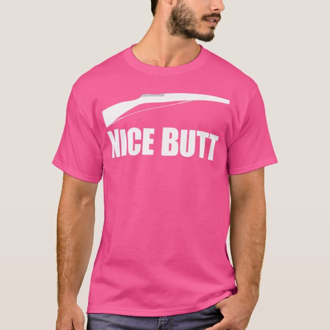 Colour Guard Colorguard Gun Funny Nice Butt T-Shirt (Front)