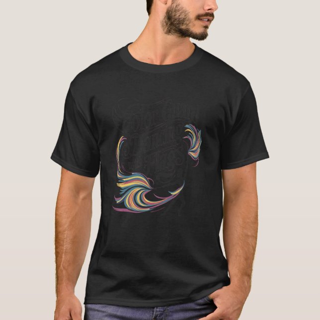 Colour Guard Dancing With Flags T-Shirt (Front)