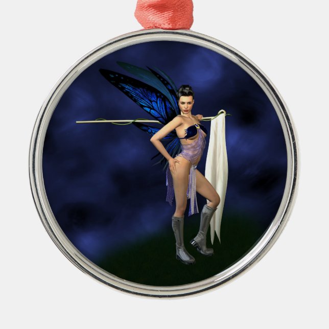 Colour Guard Fairy - Round Ornament (Front)