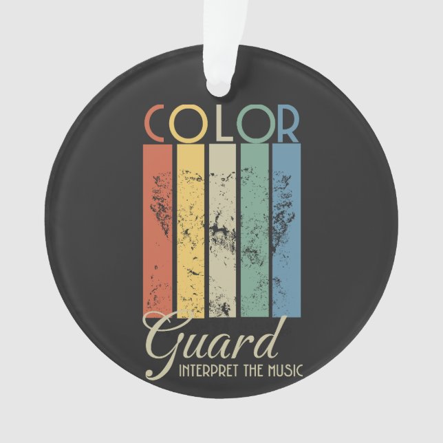 Colour Guard "Interpret the Music" Ornament (Front)