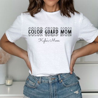 Colour Guard Marching Band Mum Customisable T-Shirt