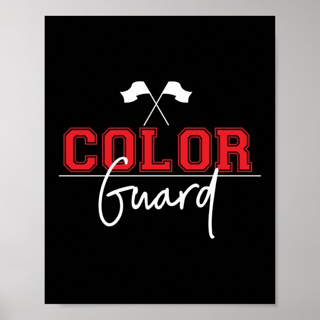 Colour Guard Marching Band Poster (Front)