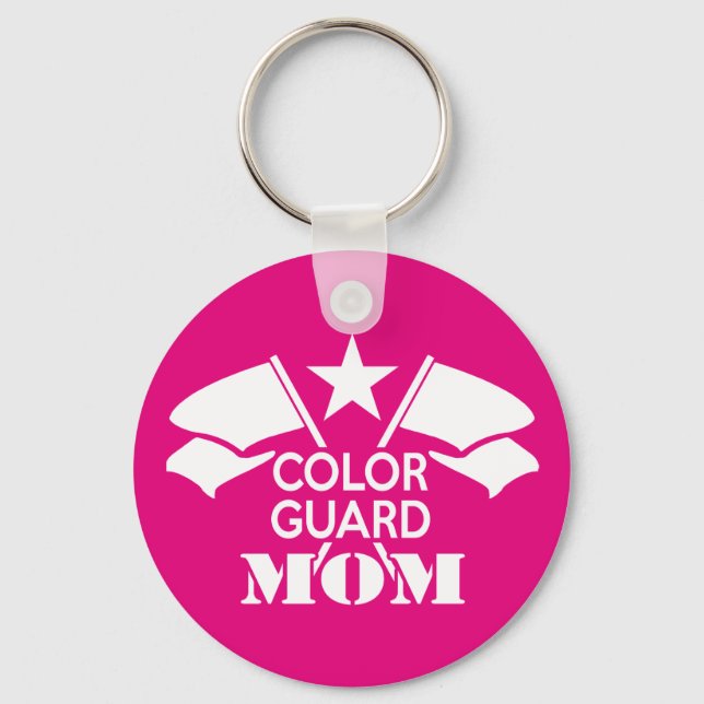 Colour Guard Mum Key Ring (Front)