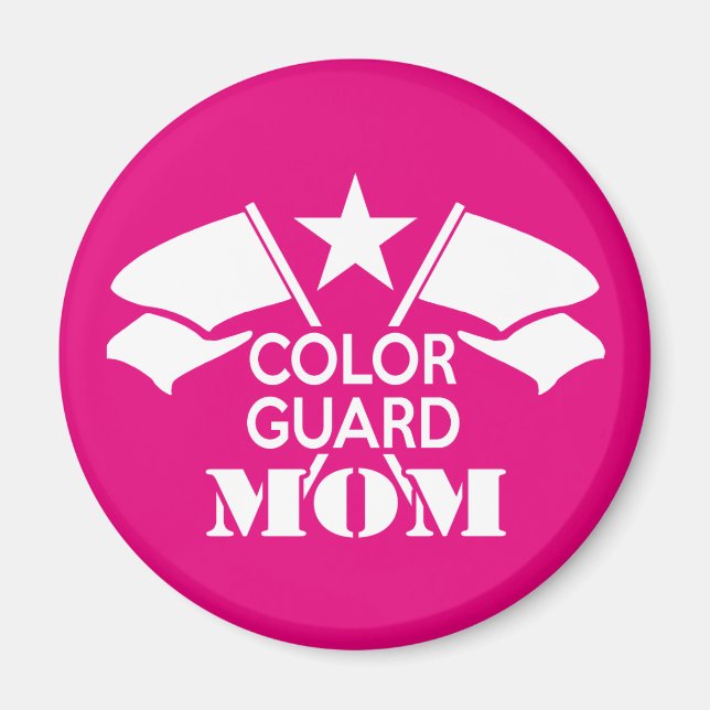 Colour Guard Mum Magnet (Front)