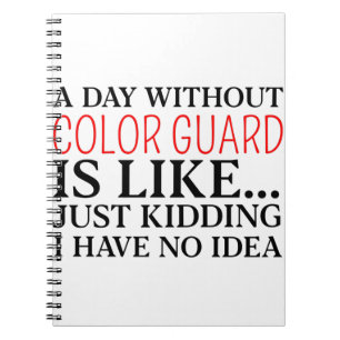 colour guard notebook