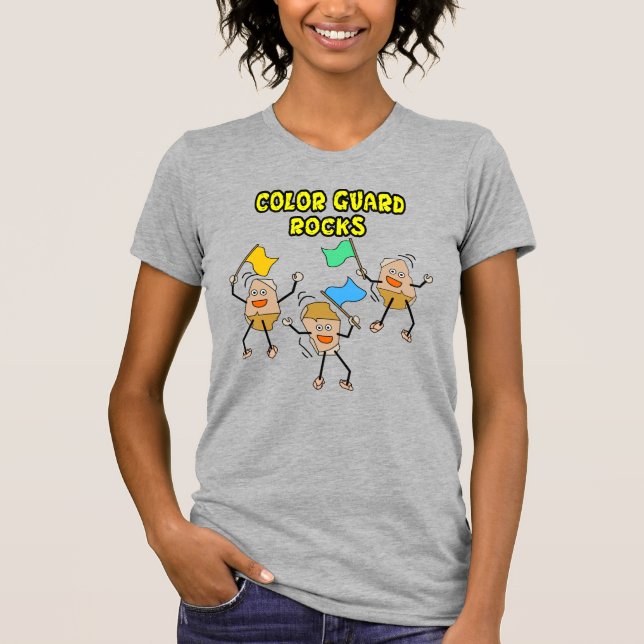 Colour Guard Rocks T-Shirt (Front)