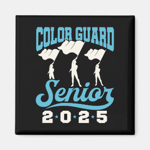 Colour Guard Senior 2025 Class Flags Graduation Magnet