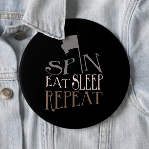 Colour Guard Spin Eat Sleep Repeat Button