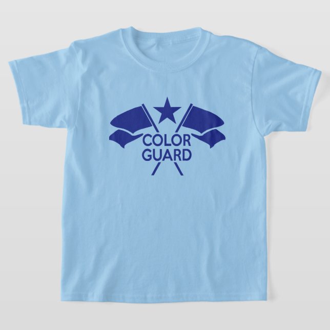 Colour Guard Trooper's Crossed Flags t-shirt (Laydown)