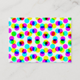 Colour Halftone Pattern Business Card