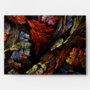 Colour Harmony Abstract Art Envelope