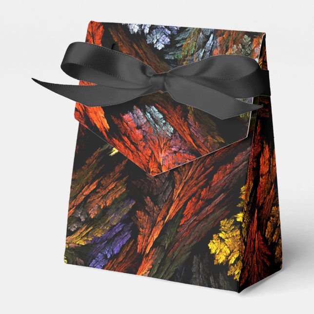 Colour Harmony Abstract Art Favour Box (Front Side)