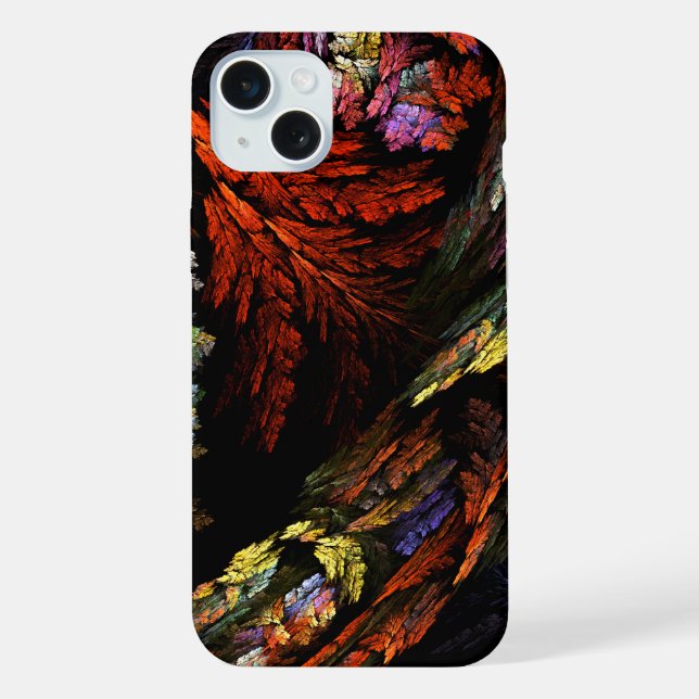 Colour Harmony Abstract Art iPhone Case (Back)
