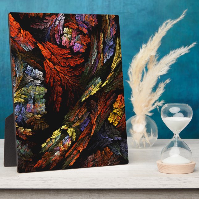 Colour Harmony Abstract Art Plaque (Side)