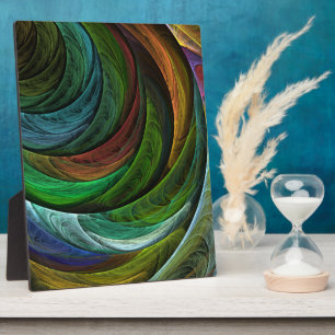 Colour Harmony Abstract Art Plaque